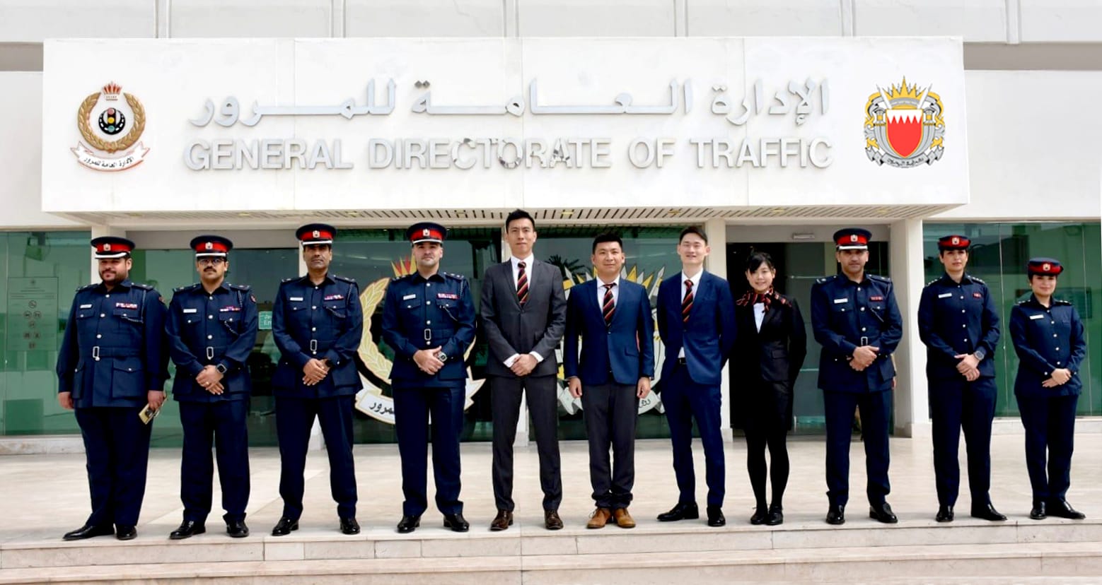 وفد من شرطة مرور هونغ كونغ يطلع على استراتيجية المرور لرفع  السلامة وانسيابية الحركة المرورية<