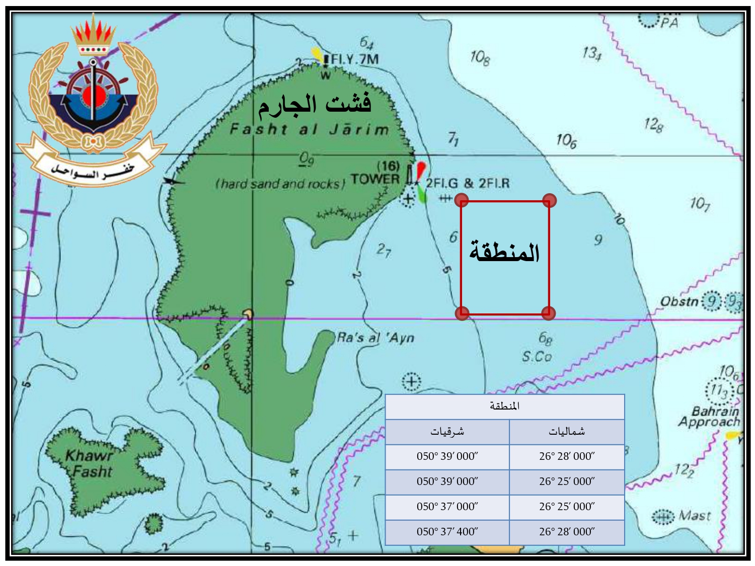 خفر السواحل تعلن عن قيامها برماية تدريبية بمنطقة شرق فشت الجارم<