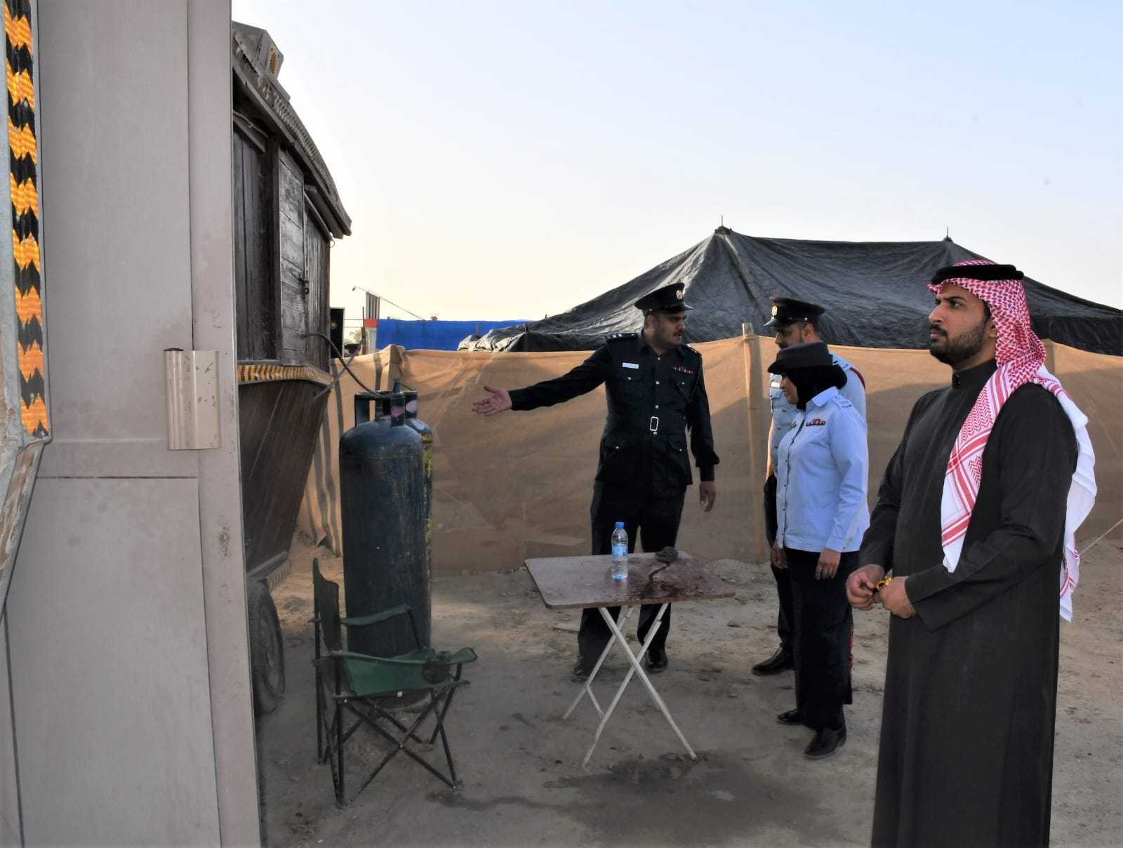 الإدارة العامة للدفاع المدني تنظم حملة توعوية لمرتادي البر بالتعاون مع المحافظة الجنوبية<