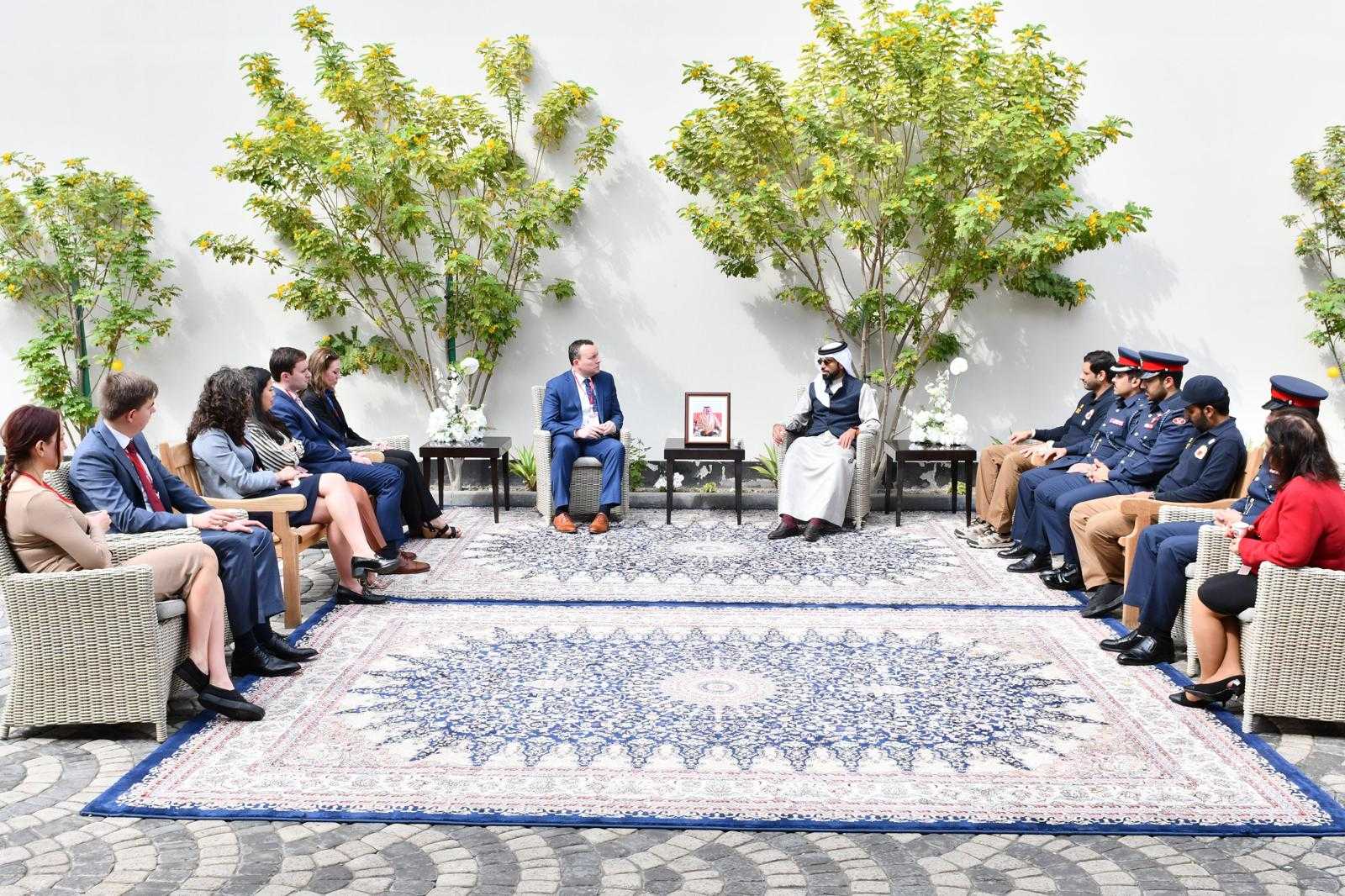 مدير عام تنفيذ الأحكام والعقوبات البديلة يستقبل وفدا من موظفي الكونغرس الأمريكي<