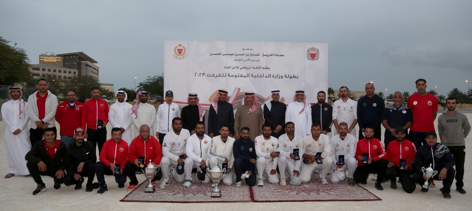 رئيس الأمن العام يشهد ختام بطولة وزارة الداخلية المفتوحة للكريكت<