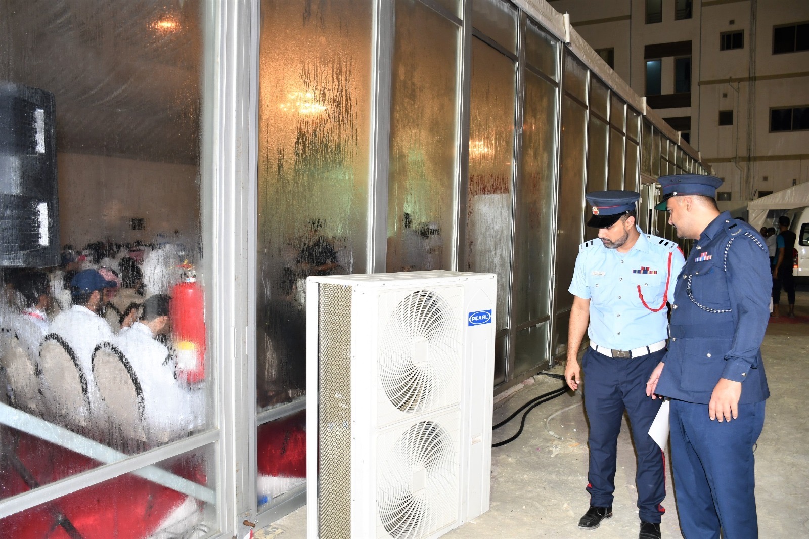 الإدارة العامة للدفاع المدني تطلق حملة توعوية لتعزيز السلامة في المقار الانتخابية بمنطقة البسيتين<