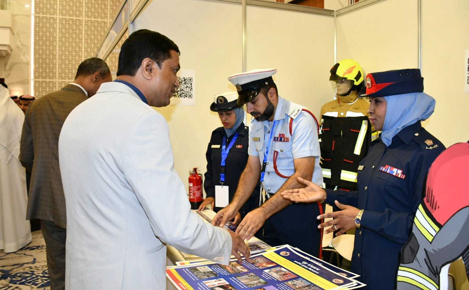 الدفاع المدني يشارك في المؤتمر والمعرض الوطني الخامس للسلامة والصحة المهنية<