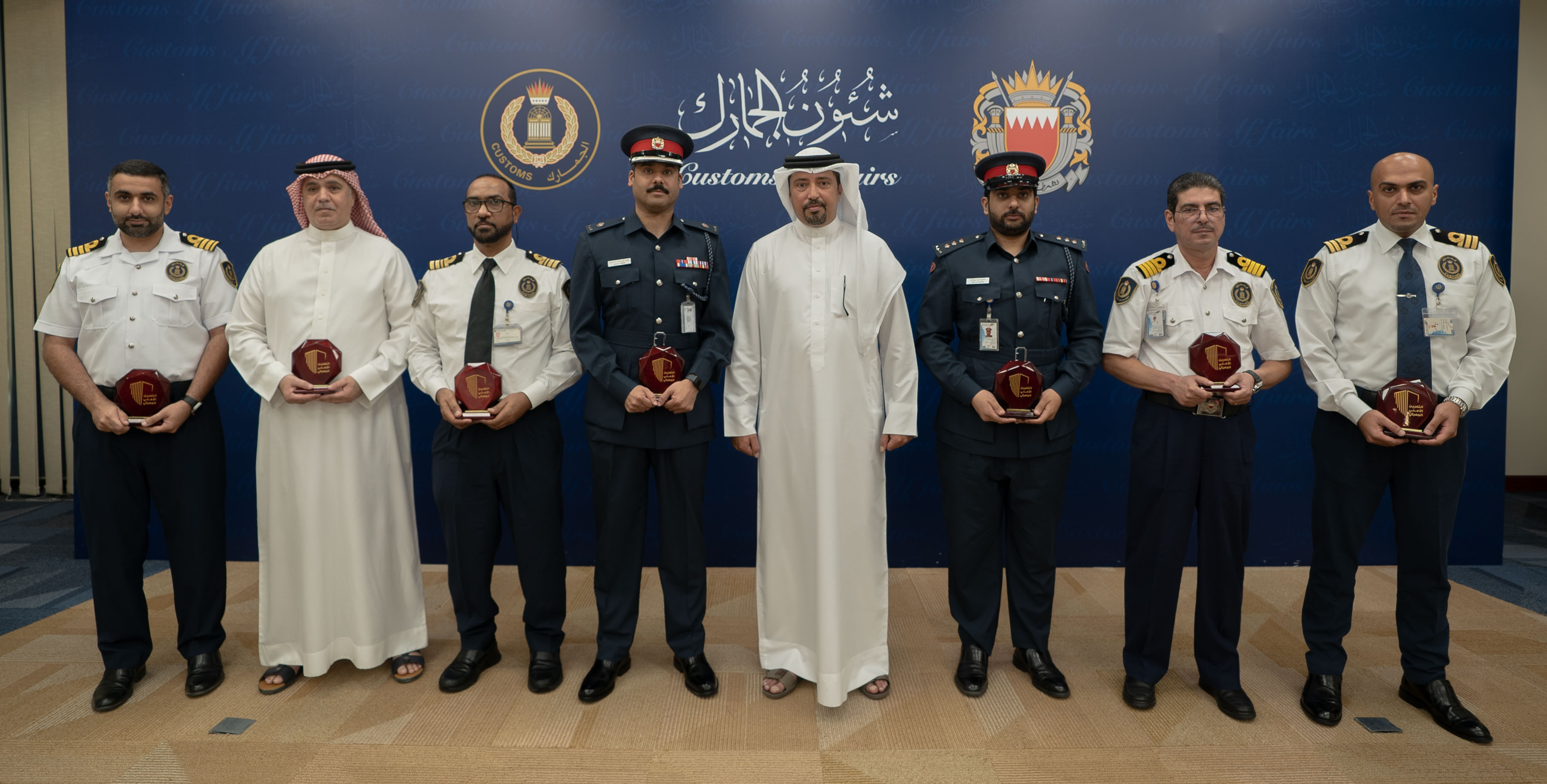 رئيس الجمارك يحضر ختام التمرين الأمني الجمركي الأول<