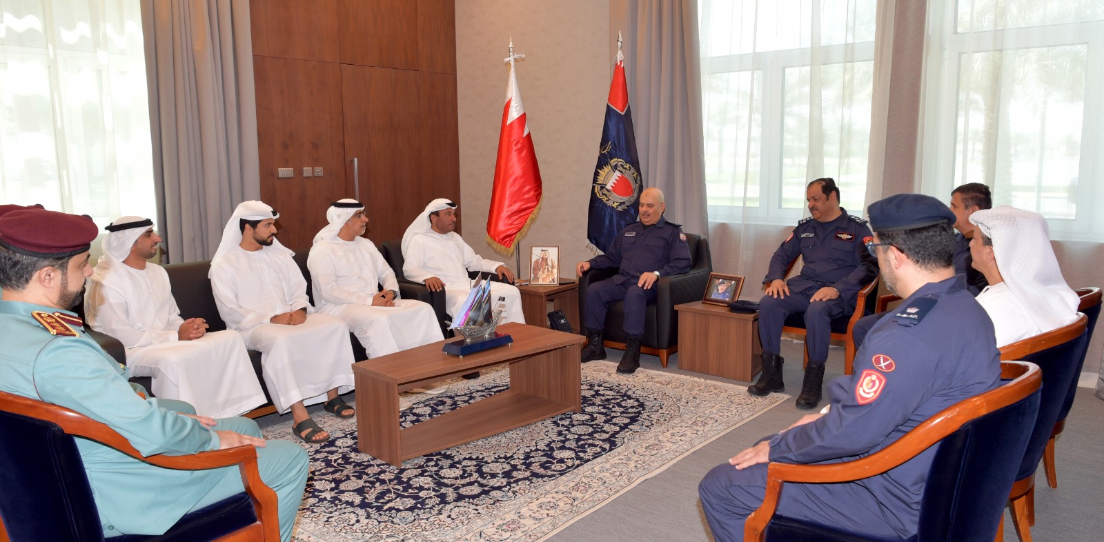 رئيس الأمن العام يستقبل مدير عام الهيئة الوطنية لإدارة الطوارئ والأزمات والكوارث بدولة الإمارات العربية المتحدة<