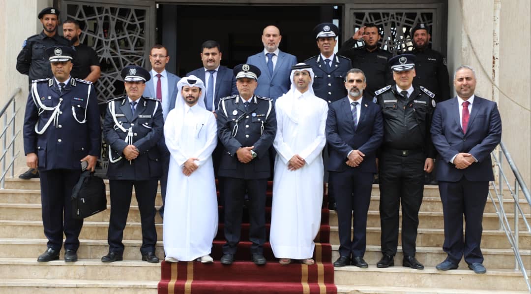 وفد من الإدارة العامة للمباحث والأدلة الجنائية يزور جهاز المباحث بجمهورية ليبيا<