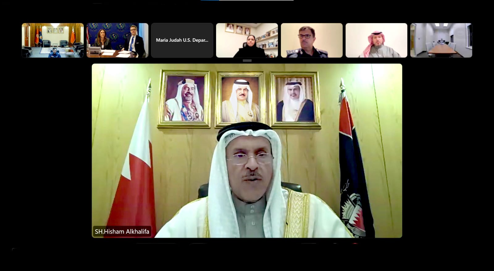 وكيل وزارة الداخلية لشئون الجنسية والجوازات والإقامة يترأس اجتماع الحوار الاستراتيجي الأمني بين مملكة البحرين والولايات المتحدة الأمريكية<