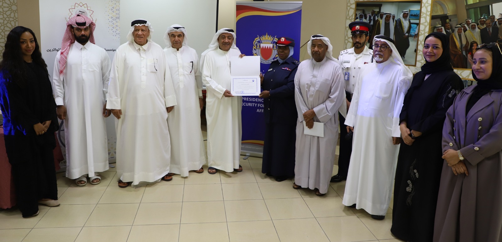 رئاسة الأمن العام لشئون المجتمع تنظم محاضرة توعوية لفئة كبار السن<