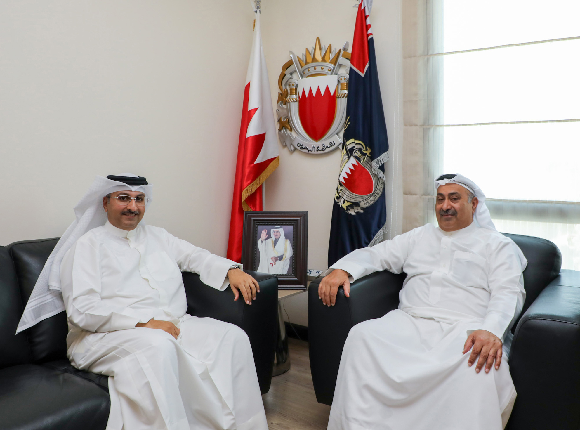 وكيل وزارة الداخلية يستقبل وكيل وزارة المواصلات والاتصالات لشؤون الموانئ والملاحة البحرية<