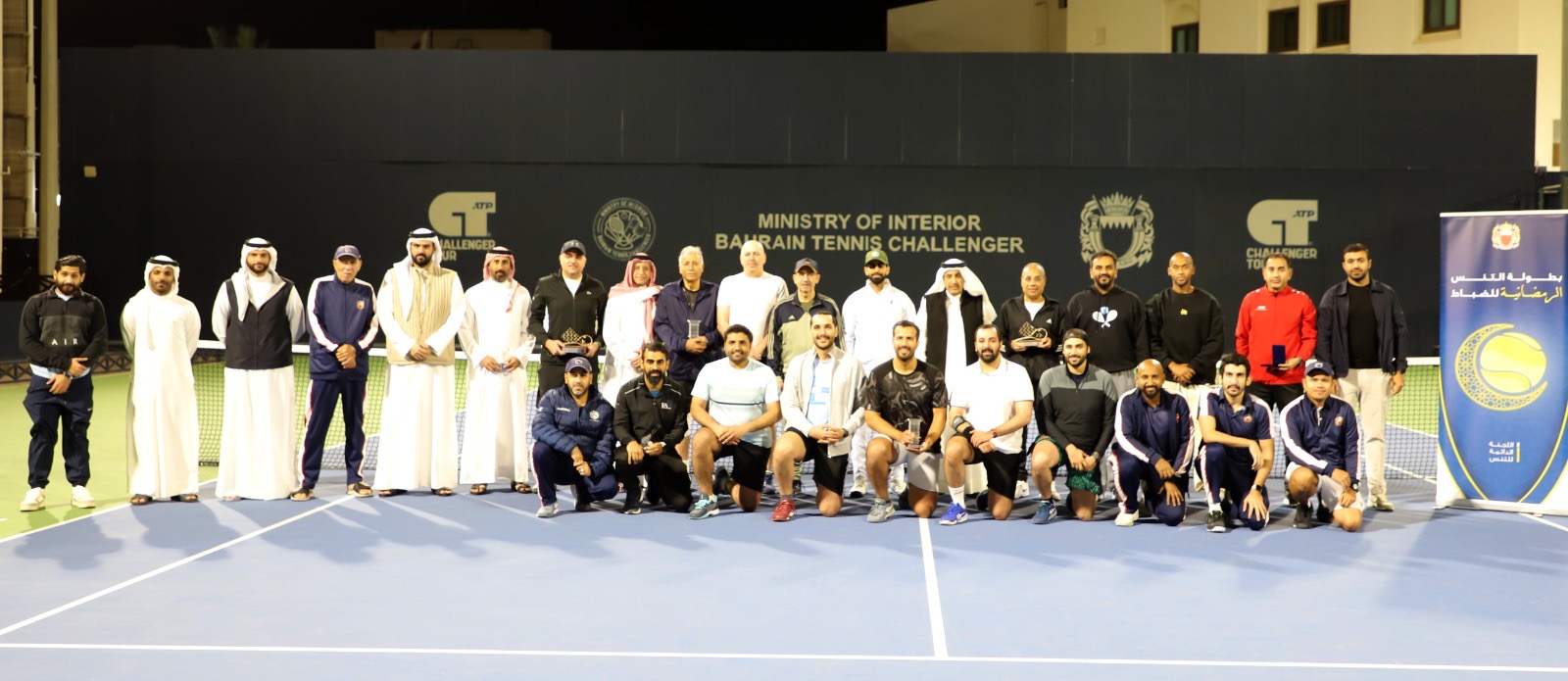 اختتام بطولة التنس الرمضانية للضباط <