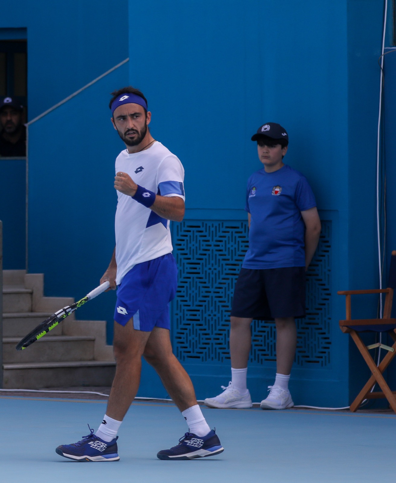 مواصلة المواجهات بين المصنفين العالميين في بطولة وزارة الداخلية تشالنجر للتنس: رئيس اللجنة المنظمة للبطولة رئيس الاتحاد الرياضي للأمن العام يفتتح معرض 