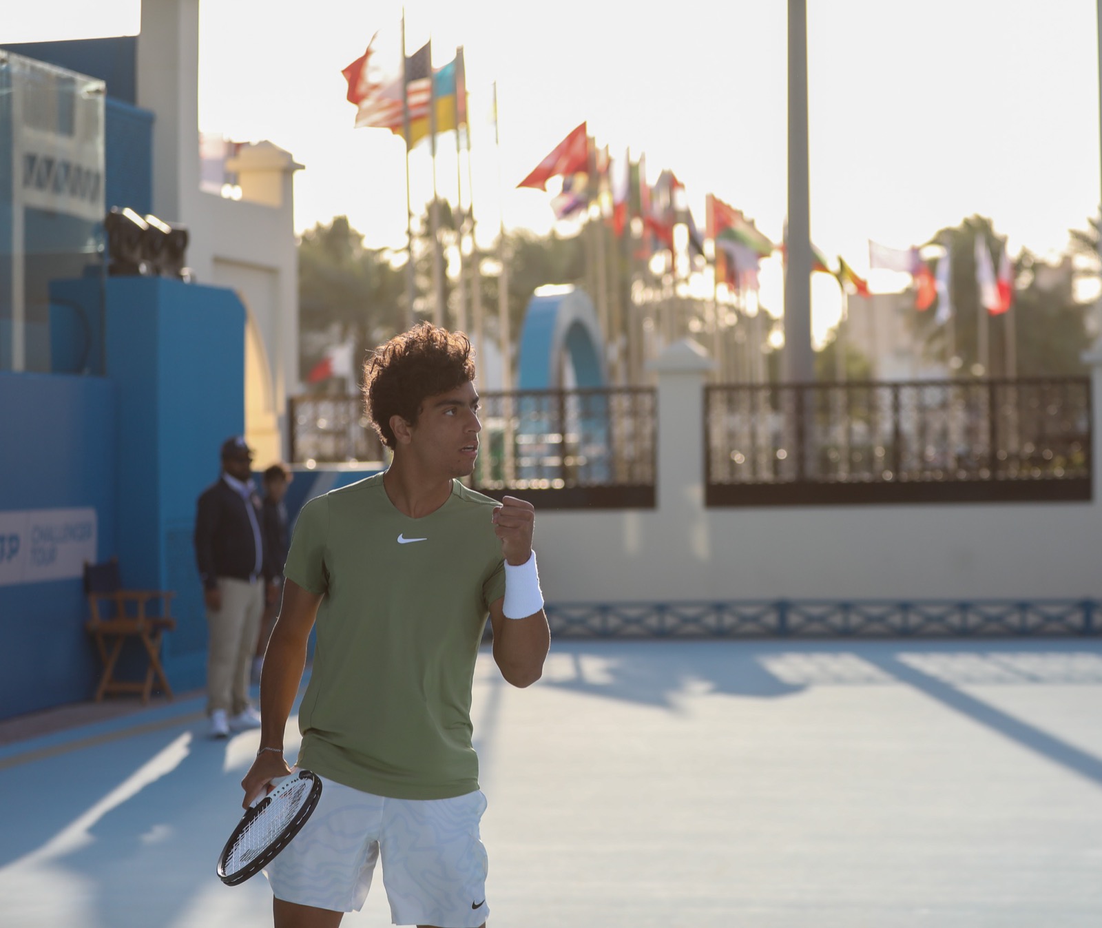 الأردني شلباية يقصي المصنف الأول الأسترالي كوبلر من بطولة وزارة الداخلية تشالنجر للتنس <