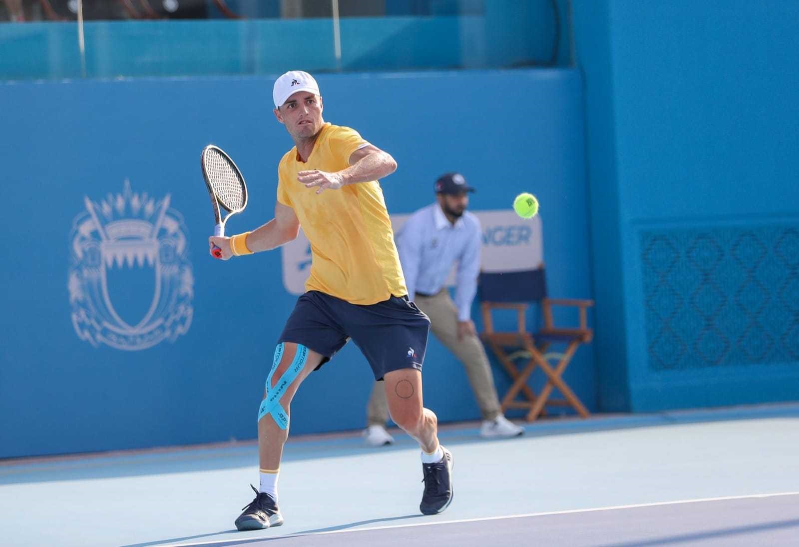 لاعب التنس أوكونيل: متحمس لمشاركتي الثالثة في بطولة وزارة الداخلية تشالنجر<