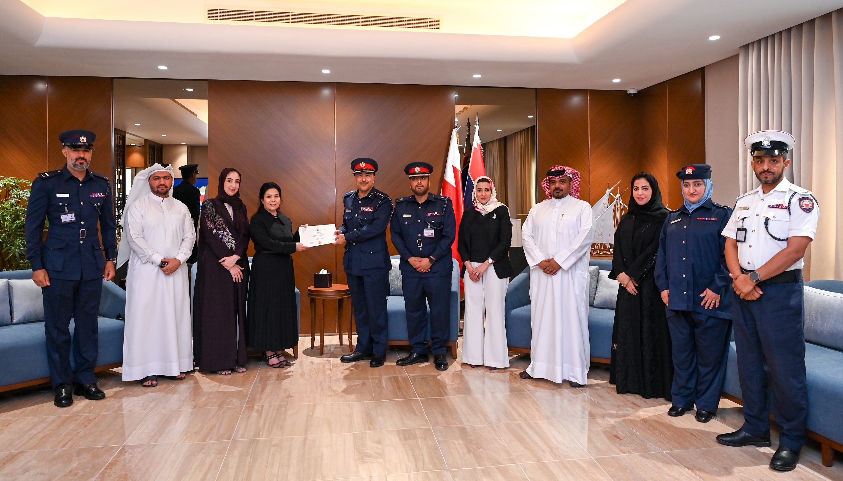 مكتب وكيل وزارة الداخلية يحصل على شهادة أماكن عمل صحية المستوى الألماسي<