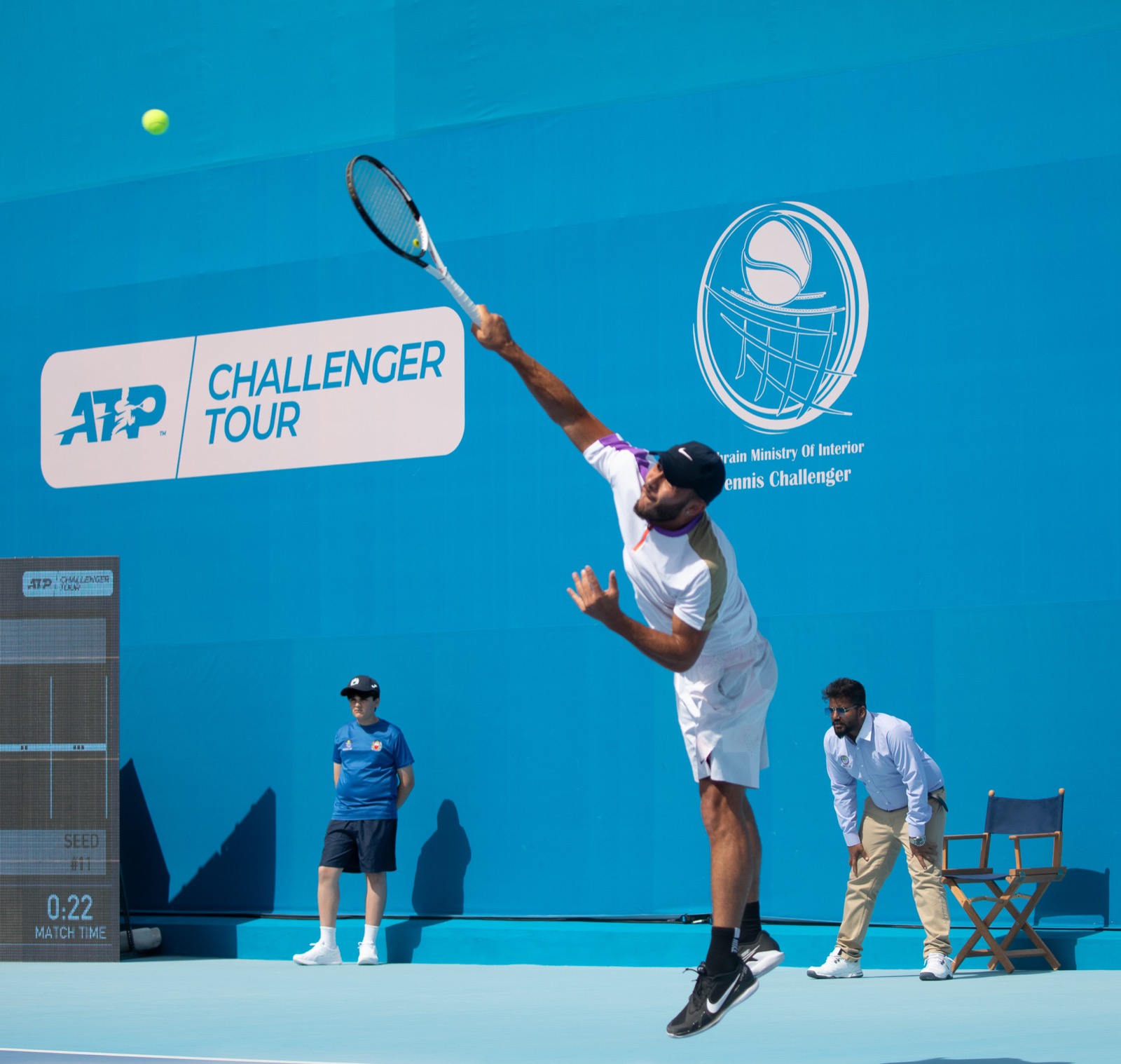 منافسات قوية في انطلاقة بطولة وزارة الداخلية تشالنجر للتنس<