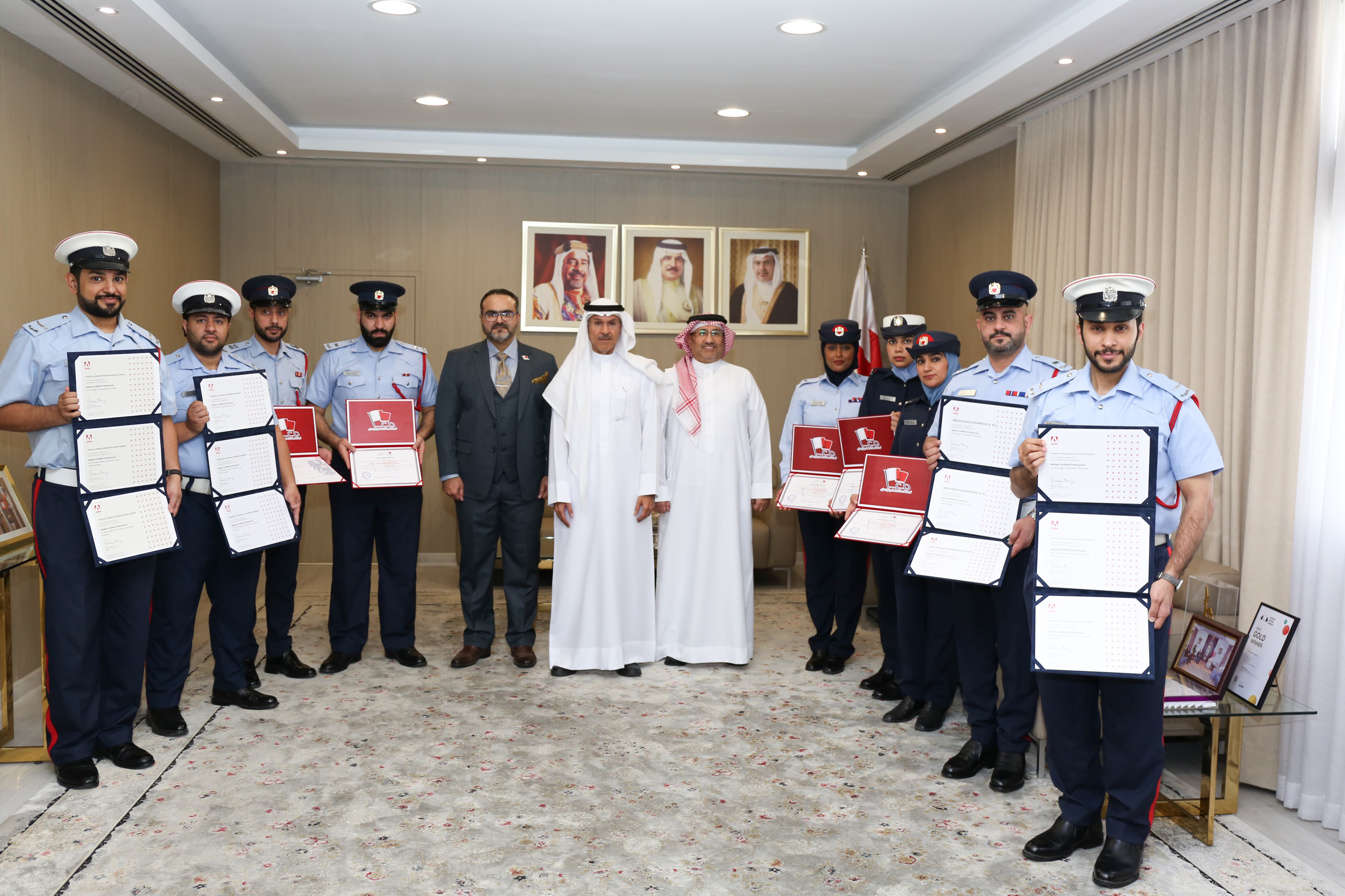 رئيس لجنة «معاً» يستقبل مدير البرنامج ويكرّم عدداً من منتسبيه الحاصلين على الشهادات الاحترافية<