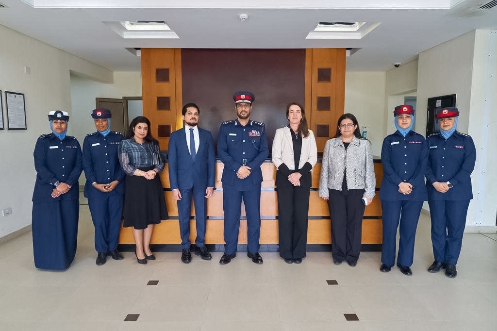 نائبة المدير الإقليمي للدول العربية بهيئة الأمم المتحدة للمرأة تشيد بتجربة مكتب حماية الأسرة والطفل بمديرية شرطة المحرق<