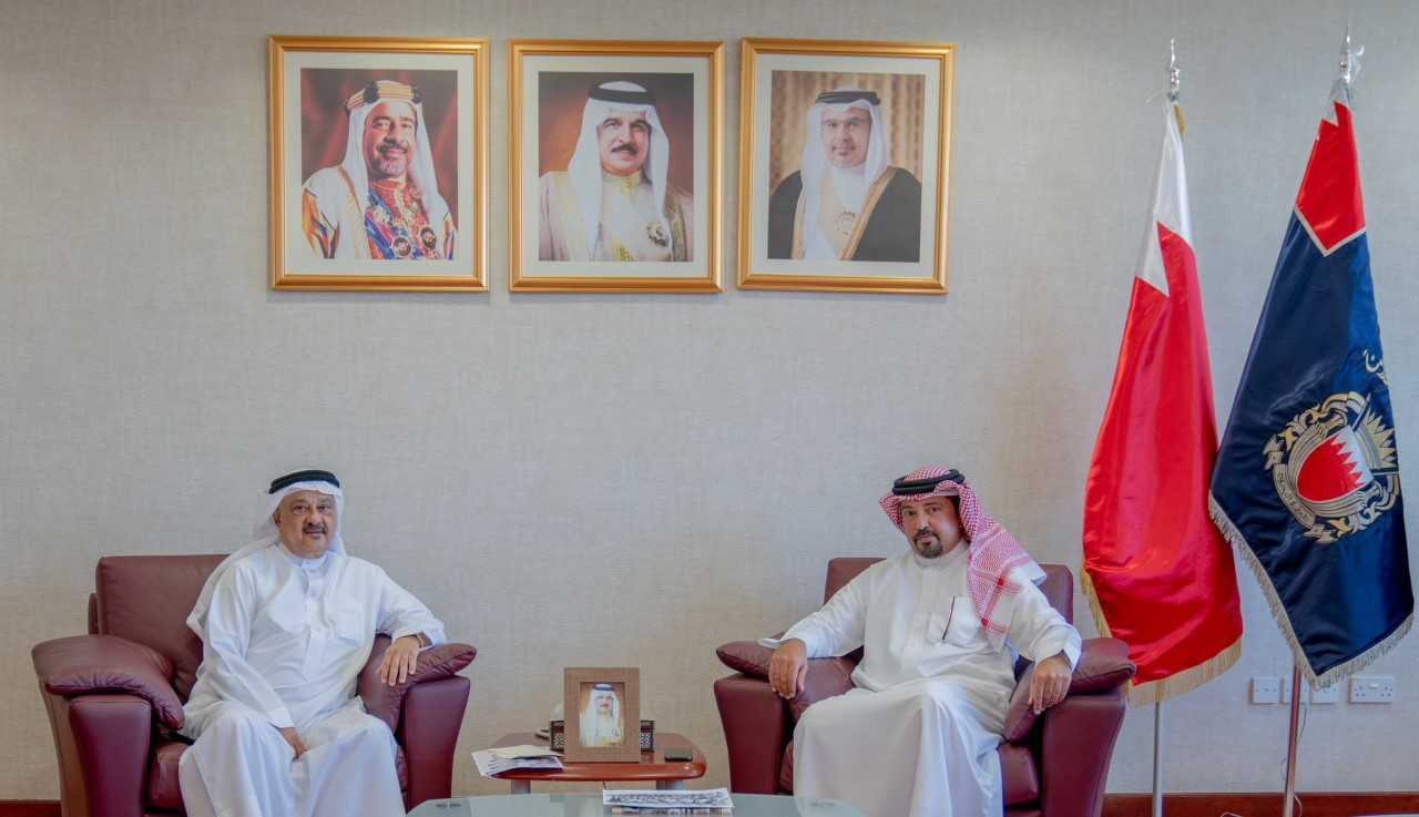 رئيس الجمارك يستقبل الإعلامي ناصر محمد<