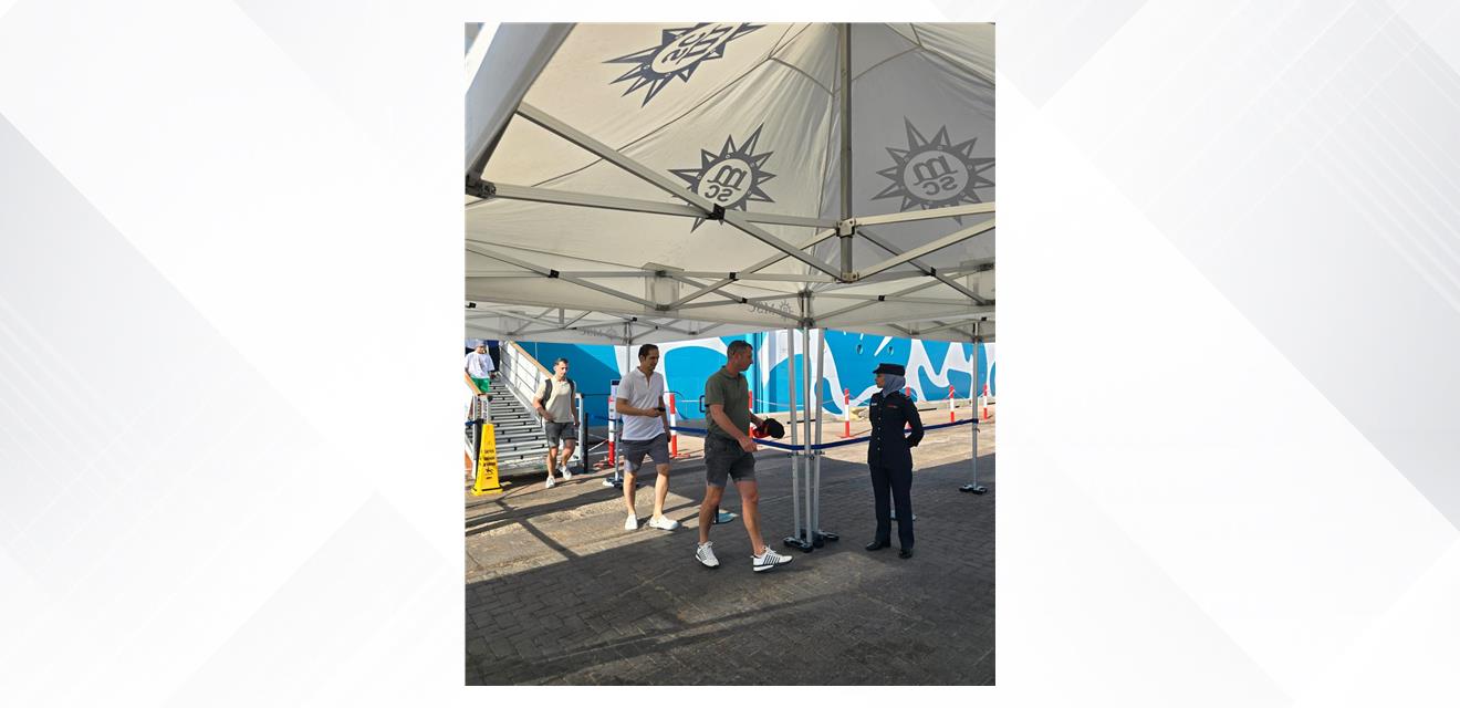 مديرية شرطة الموانئ البحرية تستقبل أول سفينة سياحية لموسم 2024 -2025<