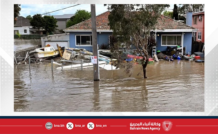 أمطار غزيرة تتسبب بفيضانات في شرق أستراليا<