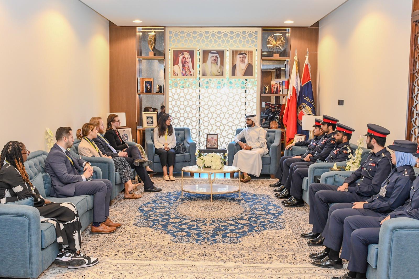 مدير عام تنفيذ الأحكام والعقوبات البديلة يستقبل وفداً من موظفي مجلسي النواب والشيوخ بالولايات المتحدة الأميركية<